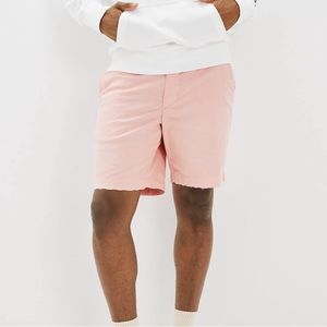 Men’s American Eagle Flex 9” Lived-In Khaki Short 36 Pink